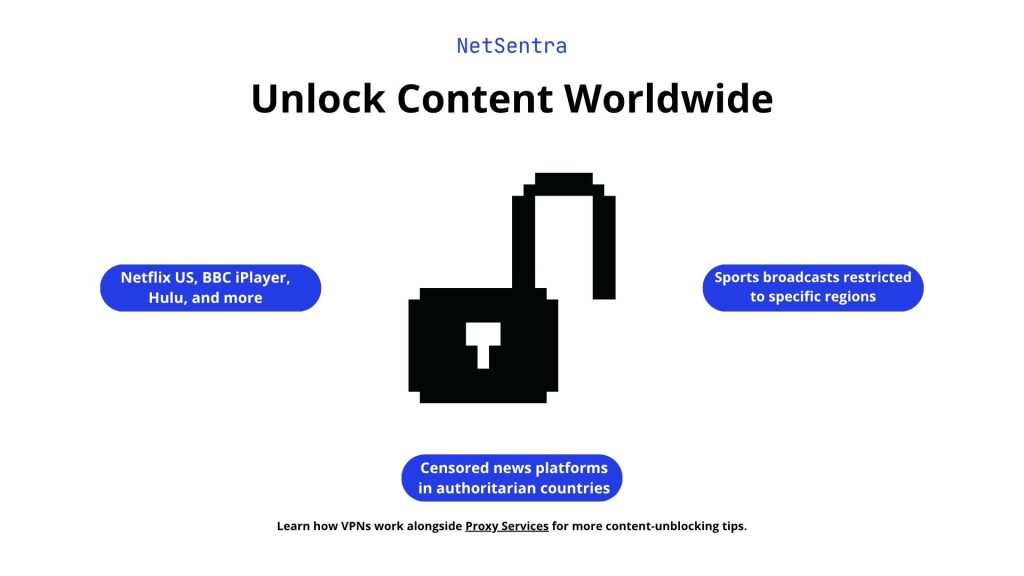 NetSentra - Unlock Content Worldwide